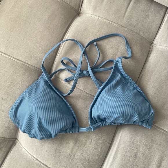Blue string bikini set - Picture 3 of 8